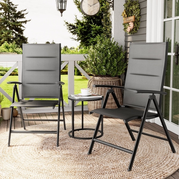Folding Dining Chairs Garden Recliner Chairs Clearance Ebern
