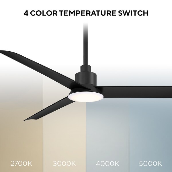 FLAIR (フレアー) Flair Indoor or Outdoor 3-Blade 56in Smart Ceiling Fan - 56 Inches