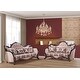 preview thumbnail 6 of 13, Honyy 98" Traditional Flared Arms Sofa Brown