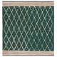 preview thumbnail 89 of 125, SAFAVIEH Handmade Natural Fiber Bethia Casual Jute Trellis Rug 6' Square - Dark Green/Natural - Square