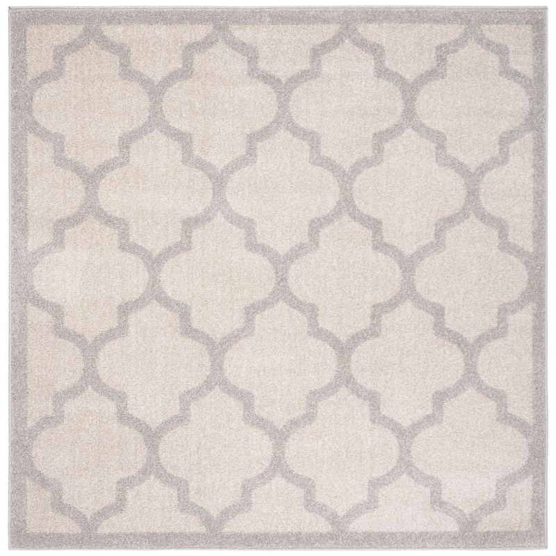 SAFAVIEH Amherst Machi Modern Rug - 5' Square - Beige/Light Grey