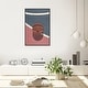 preview thumbnail 24 of 28, Oliver Gal 'Basketball Court Area' Sports Blue Wall Art Canvas 24 x 36 - Black