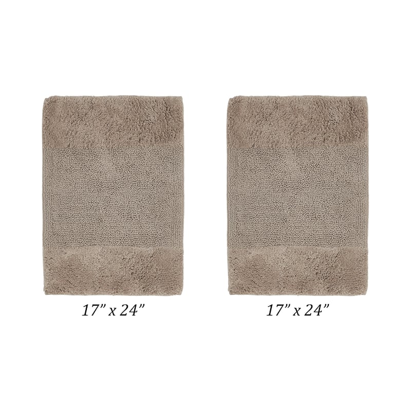 Better Trends Bath Rug 100% Cotton Water Absorbent Tufted Bathroom Rugs Set for Shower,Sink Mats Machine Wash Granada Collection