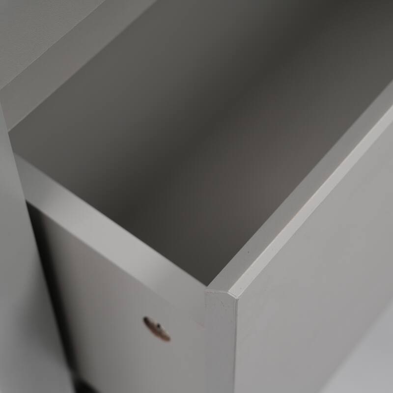 30" Vanity with Sink and 2 Full-Extension Drawers,Freestanding Vanity with 45°,Soft Close Undermount Drawer Slides