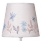 preview thumbnail 2 of 4, Lambs & Ivy Baby Blooms Pink Butterfly Nursery Lamp with Floral Shade & Bulb