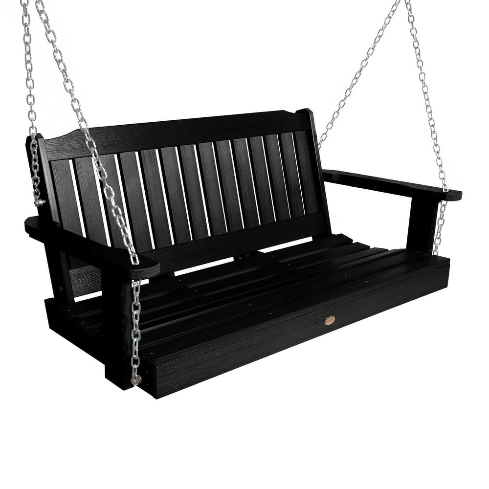 Highwood Lehigh 4-Foot Eco-friendly Synthetic Wood Porch Swing