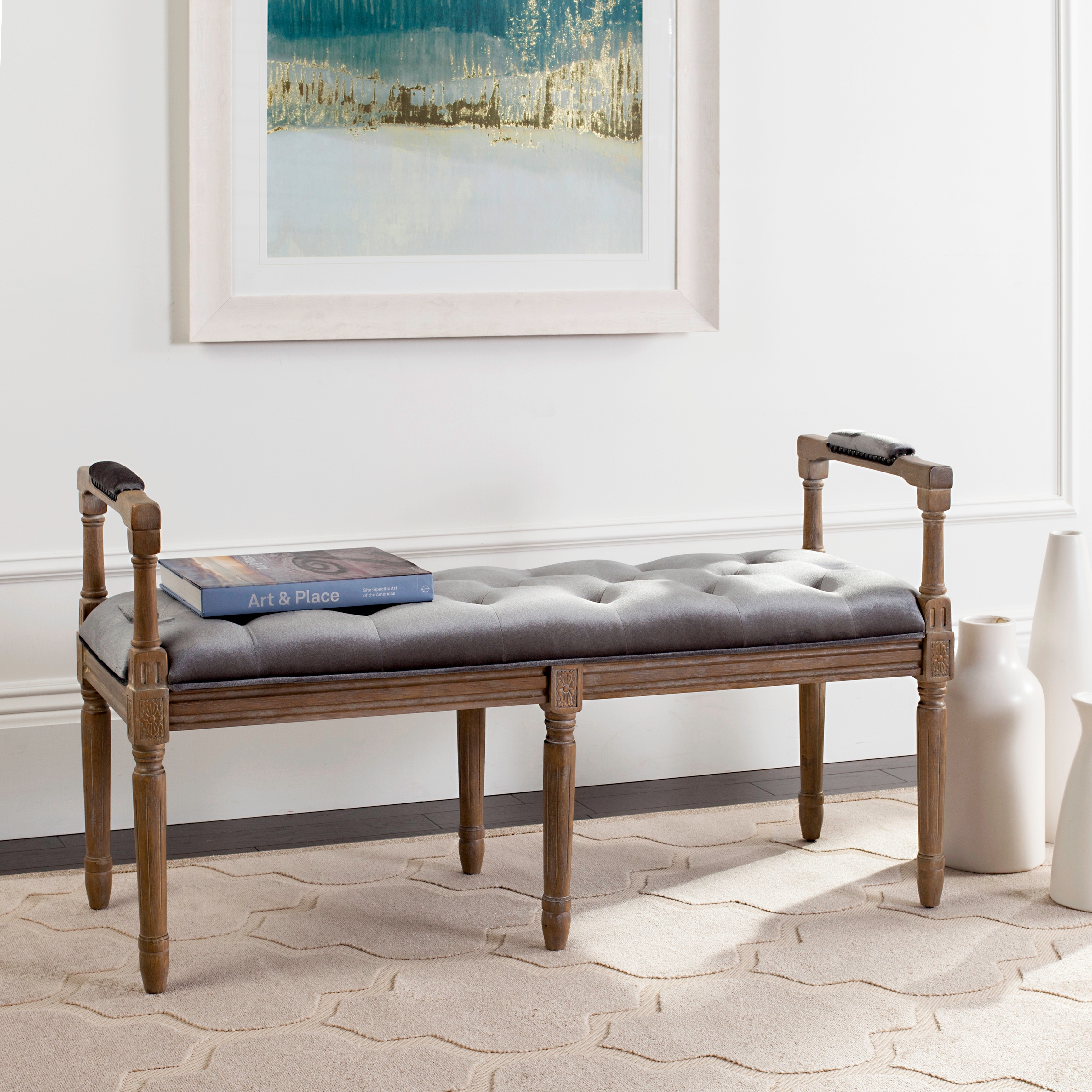 Safavieh rocha tufted bench top