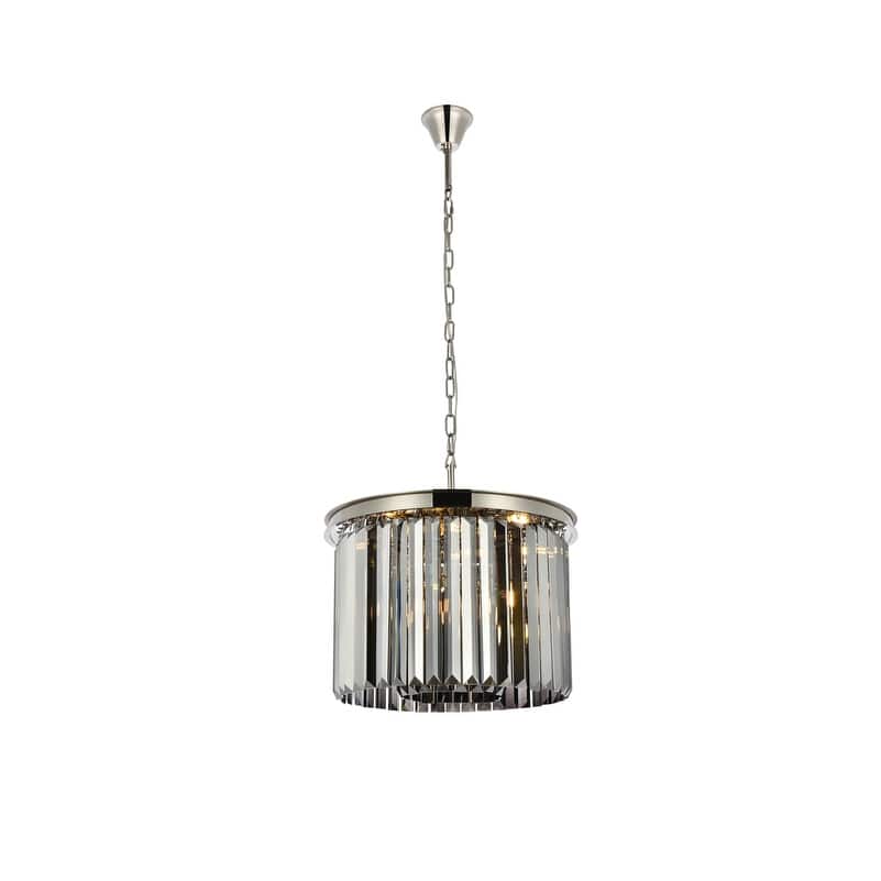 Royce Edge 6-Light Polished Nickel Pendant