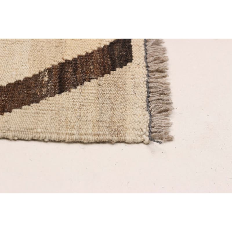 Sivas Ivory Kilim 5'1" x 6'6" - 5'1 x 6'6
