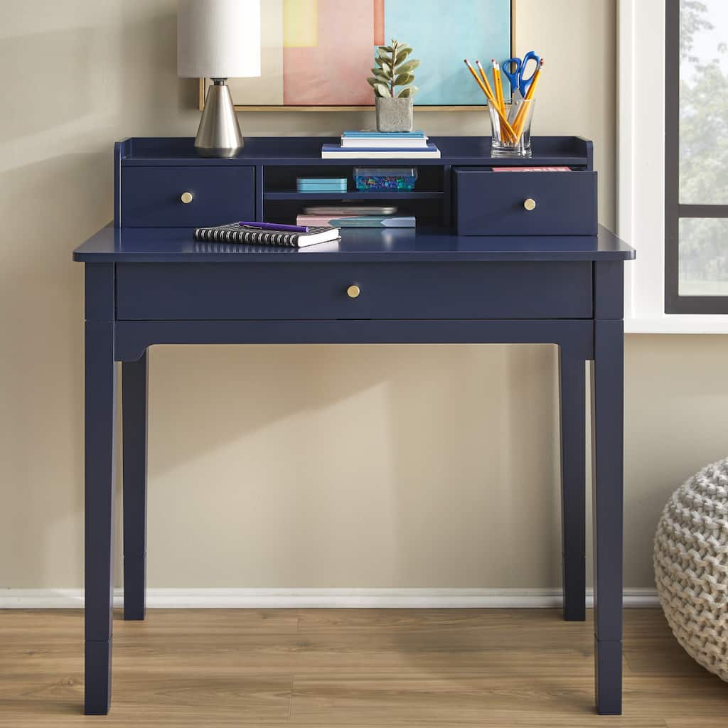 Lifestorey Keaton Desk with Hutch