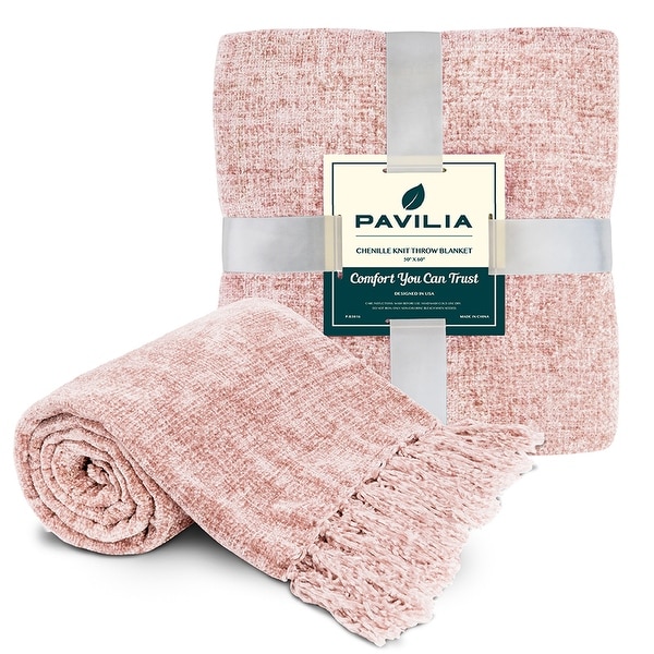 Blush throw shop