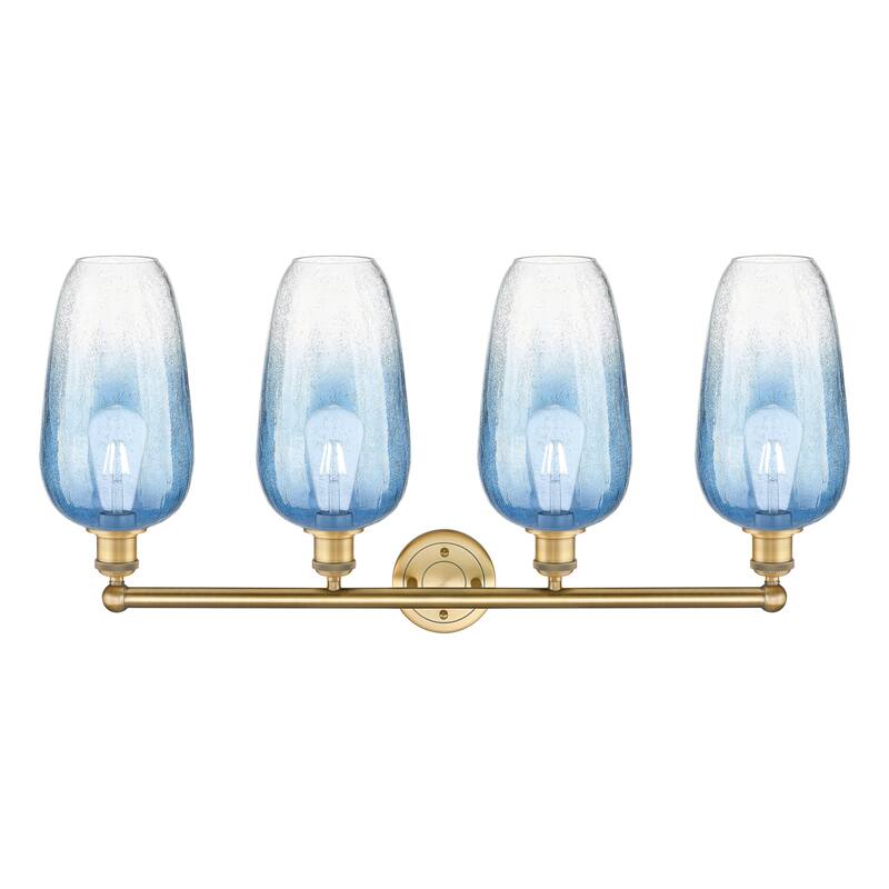 Innovations Lighting Endless Possibilities Edison - Brookhaven Flute - 4 Light 34" Bath Vanity Light