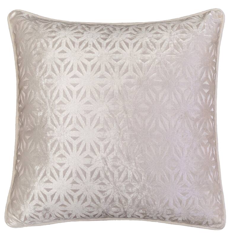 Homey Cozy Star Velvet Solid Throw Pillow Cover & Insert