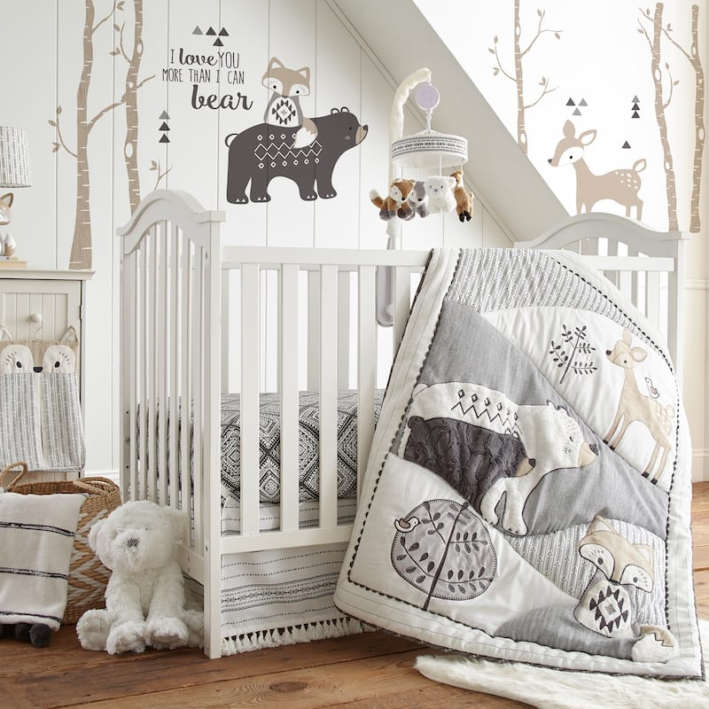 Bailey 5-Piece Nursery Crib Bedding Set - Levtex Baby