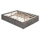 preview thumbnail 5 of 11, Antique Gray Queen Size Platform Bed with 6 Storage Drawers
