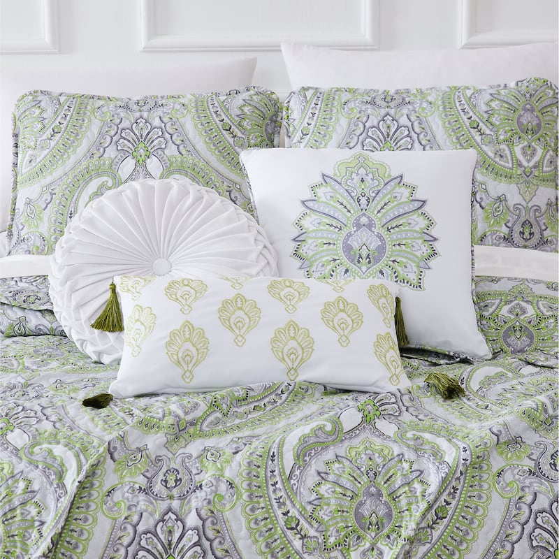 Pure Melody 6 piece Quilt Bedding Set