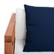 preview thumbnail 49 of 61, SAFAVIEH Outdoor Montez 4-Piece Conversation Patio Set with Accent Pillows