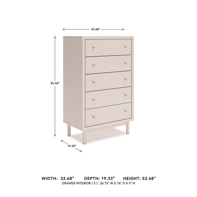 Signature Design by Ashley Wistenpine Pink Chest of Drawers
