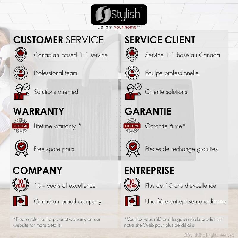 Undermount 33" Workstation Single-Bowl Stainless Steel Kitchen Sink