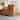 Breeze Mid Century Modern Sofa, Leather Couch with Tufted Cushion and Solid Wood Frame