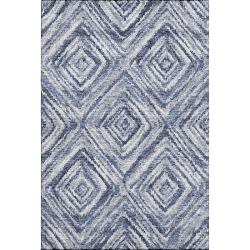 Premium Washable Super Soft Modern Diamond Mayfield Rug