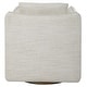 preview thumbnail 7 of 6, Uttermost Corben White Swivel Armchair - 29"x 30"x 29"