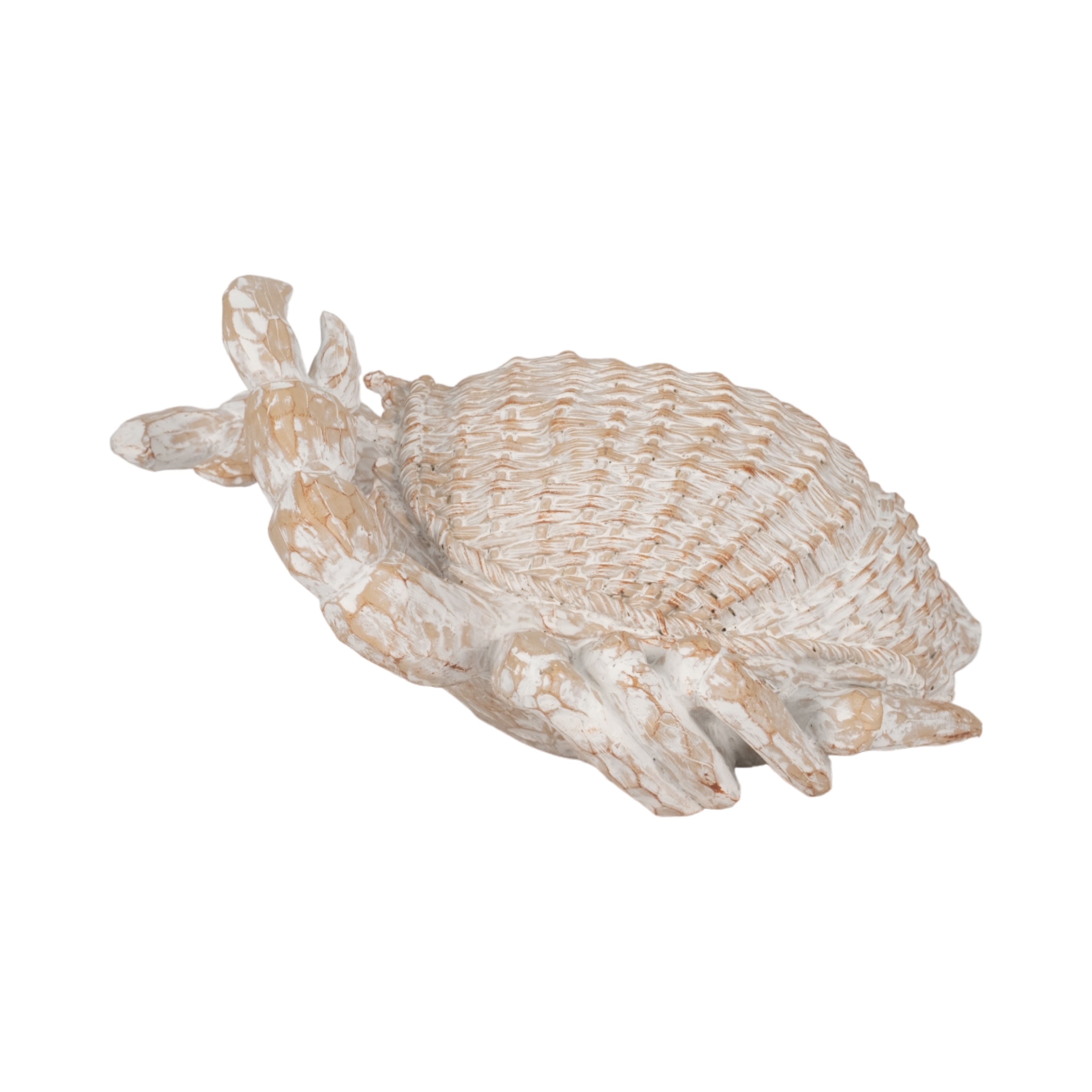Sagebrook Home Coastal Charm 11" Polyresin Resin Wicker Crab Figurine - 11" x 11" x 6"