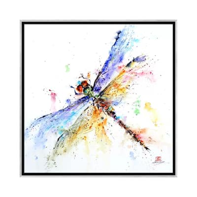 iCanvas "Dragonfly" by Dean Crouser Framed
