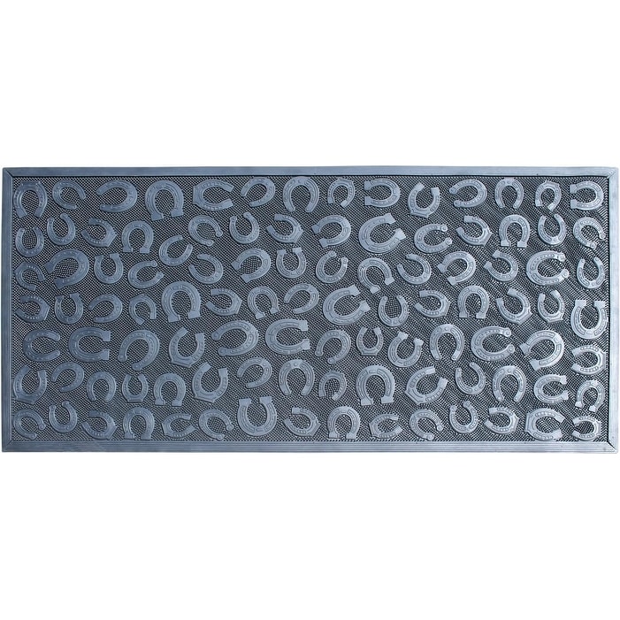 A1 Home Collections 100% Rubber Front Door Mat, All Season Large Size, Thin Profile Heavy Duty Doormat for Indoor Outdoor Use