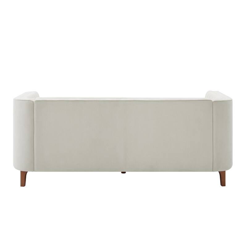 Christopher Knight Home - American Design 76" Upholstered 3-Seater Sofa with Channel Tufted Back