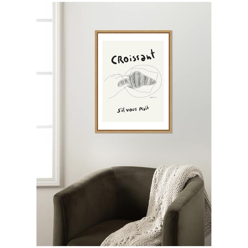 Kate and Laurel Breakfast Club by Gabrielly Guedes Framed Canvas Wall Art Print