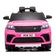 preview thumbnail 1 of 11, Range Rover 12V Battery-Powered Ride-On Car for Kids, Complete with Remote Control, Soft Start, LED Lights, Music Pink