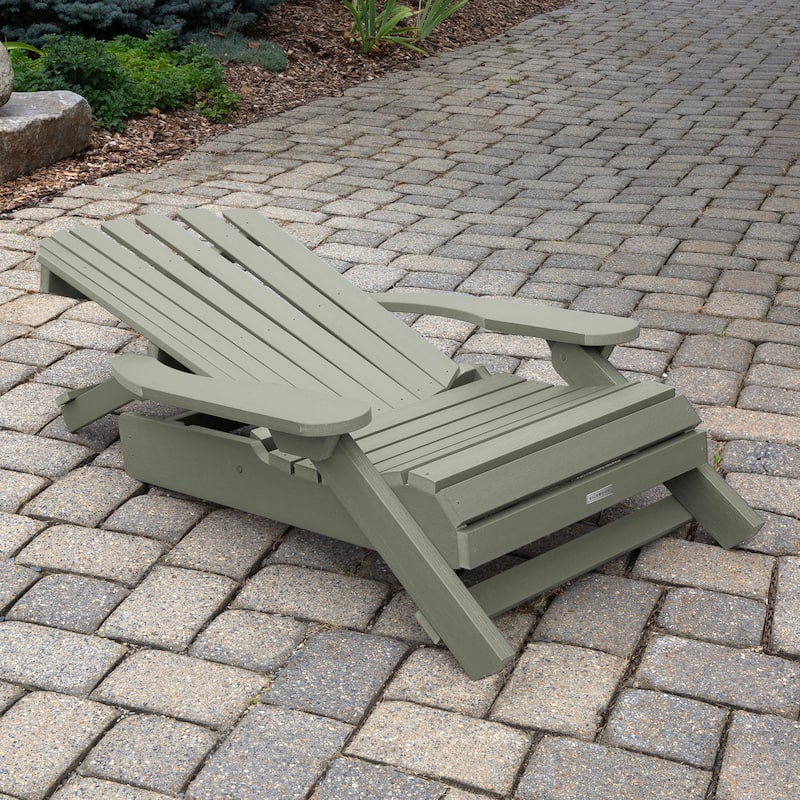 HIGHWOOD King-Size Folding and Reclining Adirondack Chair