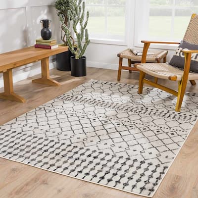 Hauteloom Pisa Moroccan Farmhouse Area Rug