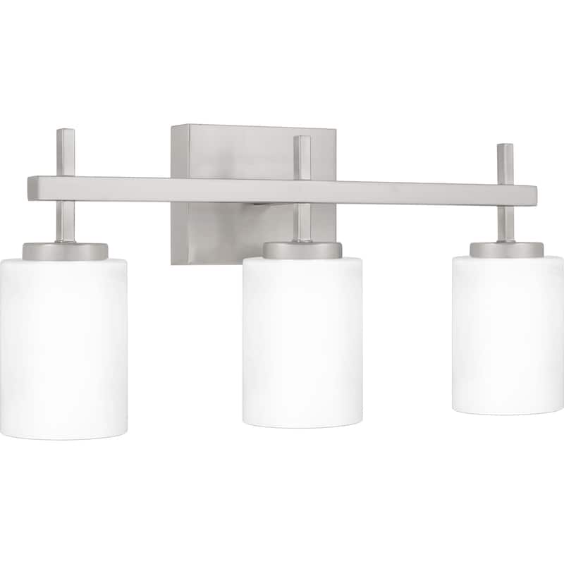 Wilburn 3-Light Integrated LED Brushed Nickel Vanity Light