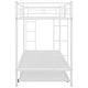 preview thumbnail 12 of 43, Functional and Stylish Design Metal Bunk Bed with Trundle, Solid Construction and Durable