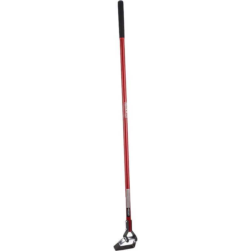 Radius Garden Premium Long Handle Manure/Action Hoe, Fiberglass Shaft - Black