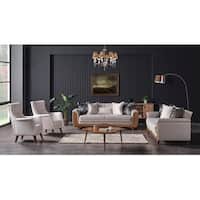 Ronti Modern One Sofa One Love Seat And Two Chairs Living Room Set ...