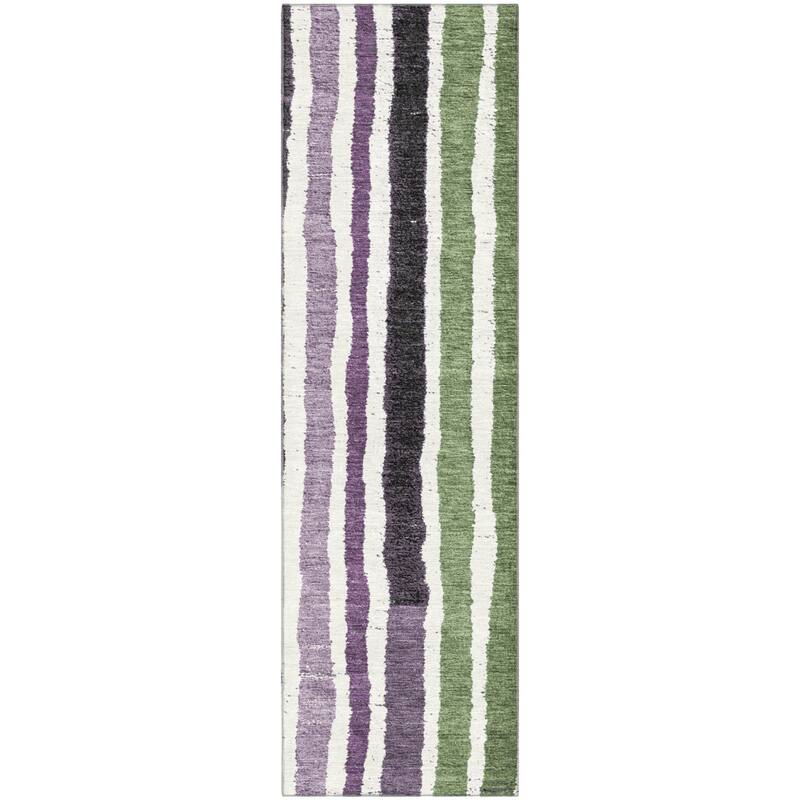Premium Washable Super Soft Modern Stripe Mayfield Rug