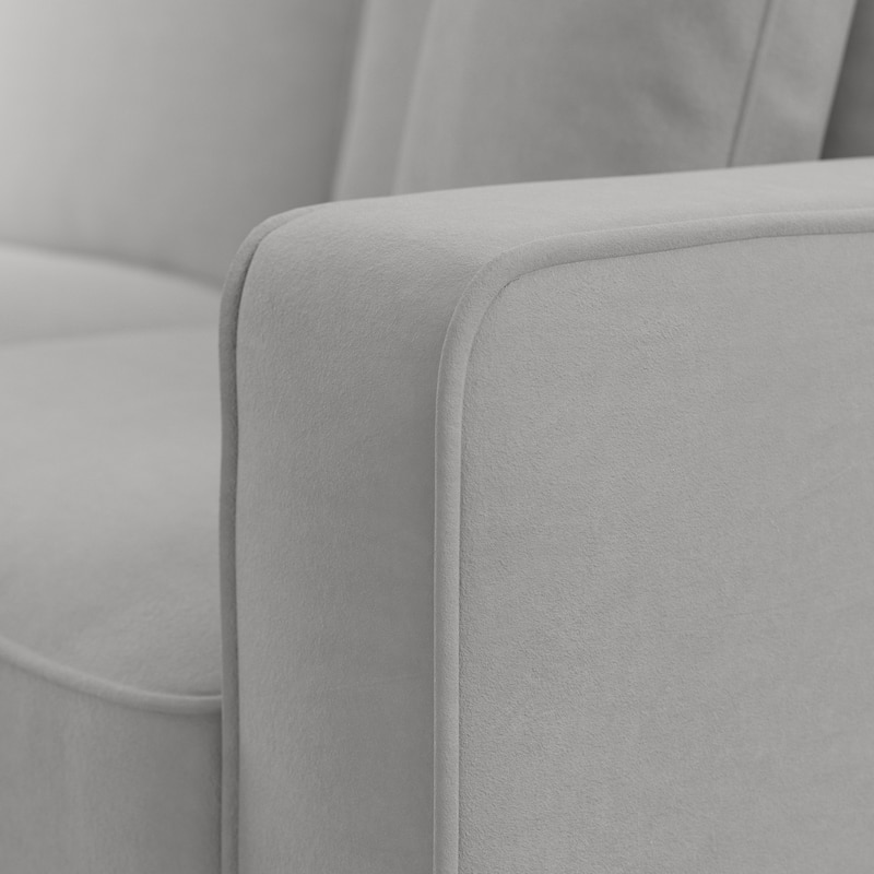Bush Furniture Stockton Living Room Accent Chair with Ottoman Set