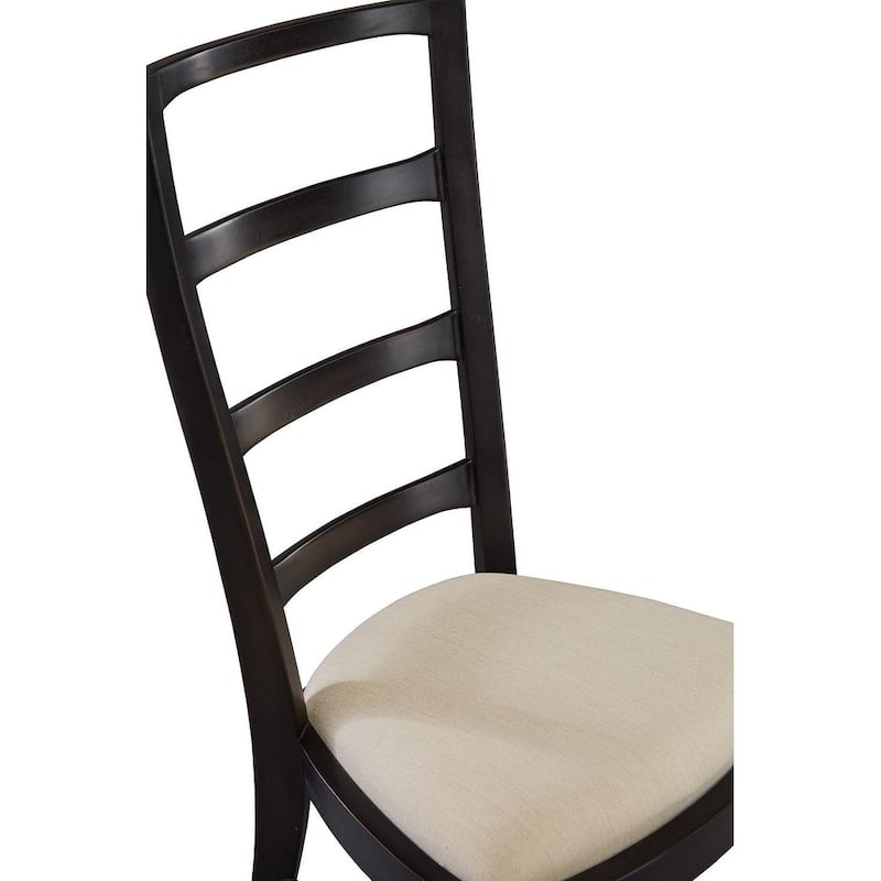 Helmes Mahogany Dining Chair. Black