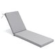 preview thumbnail 96 of 135, Pellebant Outdoor Patio Chaise Lounge Cushion 1PC-80'' - LightGrey