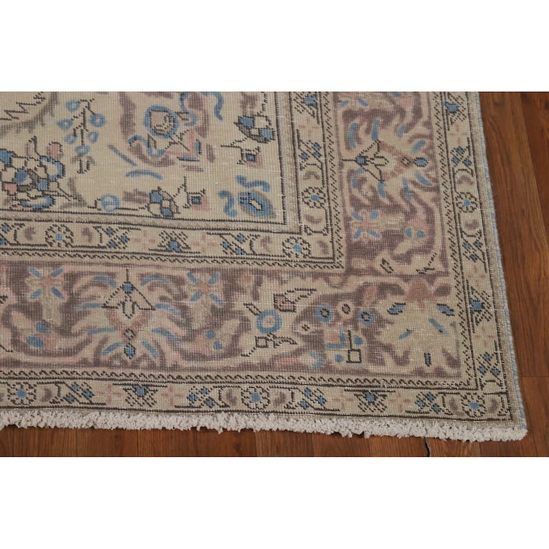 Tabriz Persian Area Rug Hand-Knotted Oriental Wool Carpet - 6'8"x 9'7"