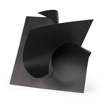 18" Contempo Antiqued Abstract Sculpture - 18"W x 18"D x 18"H