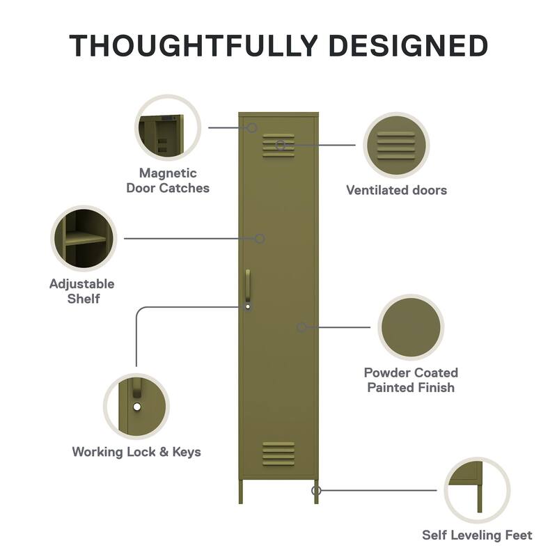 Systembuild Evolution Bonanza Single Metal Locker Storage Cabinet