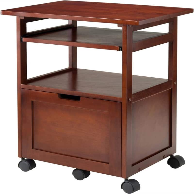 Piper Home Office, Walnut - 16"W x 13"D x 11"H