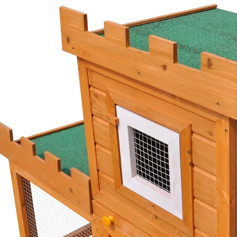 vidaXL Outdoor Large Rabbit Hutch House Pet Cage Single House