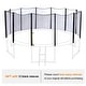 preview thumbnail 7 of 6, ExacMe Trampoline Safety Enclosure Net Replacement for Round Trampoline, 6180-T-EN