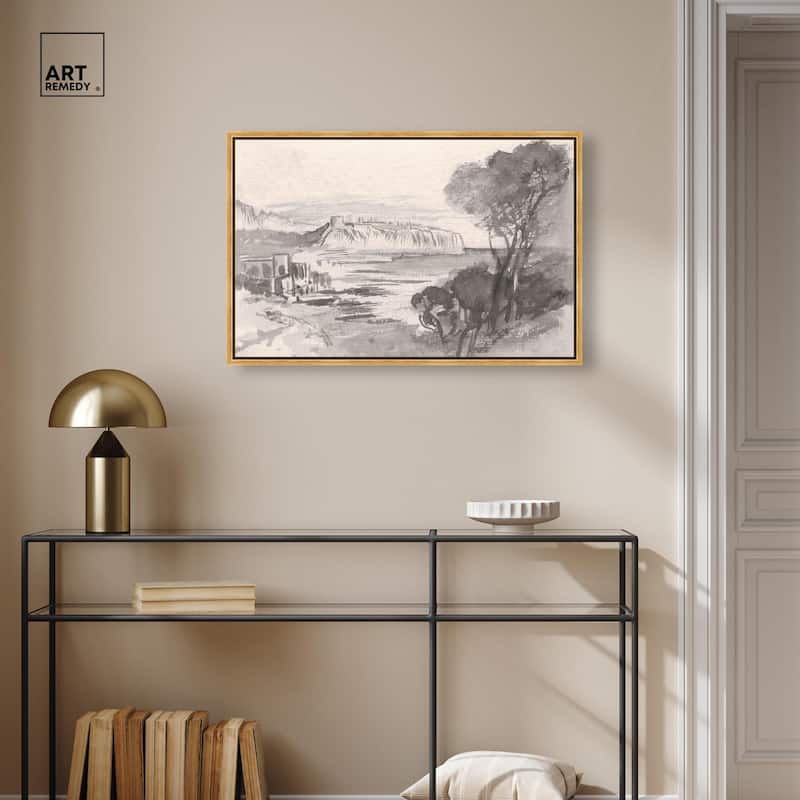 View across a Monaco Canvas by Art Remedy