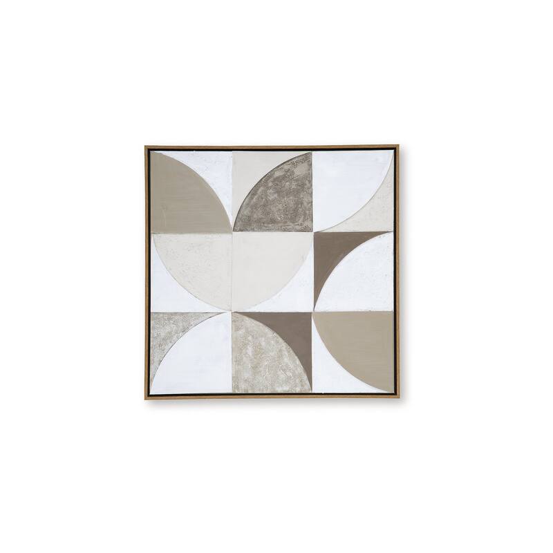 Signature Design by Ashley Harelman Beige/White Wall Art